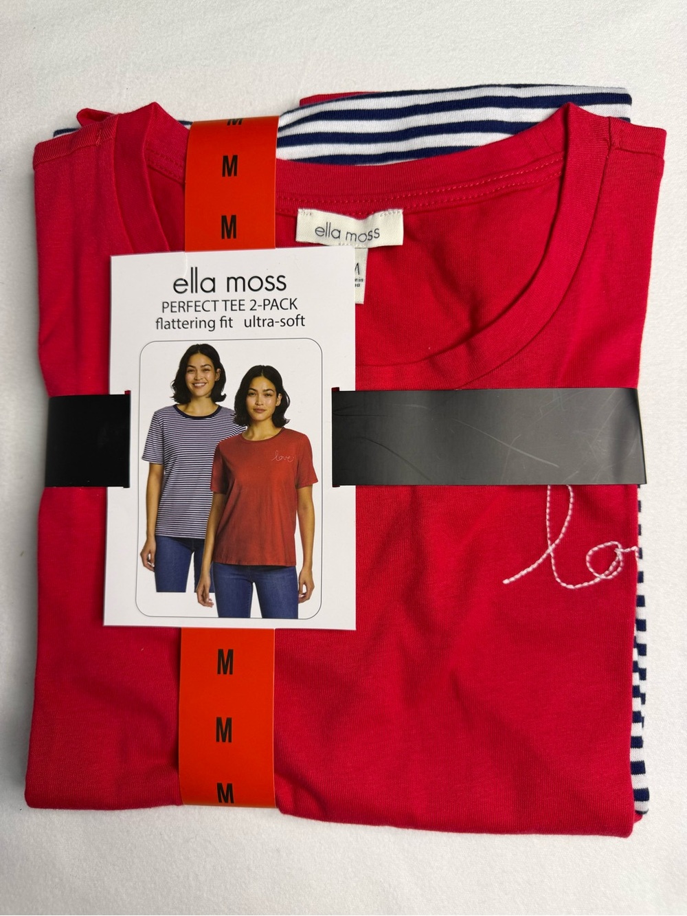 Ella Moss Perfect Tee 2-Pack NWT Size Medium Bundle